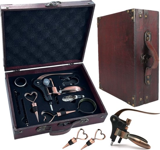 Luxe Kurkentrekker en Wijnaccessoires Set