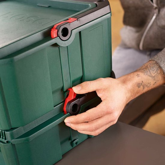 Bosch Systeembox M - Kunststof gereedschapsbox - 343 x 391 x 171 mm - 1600A01SR4