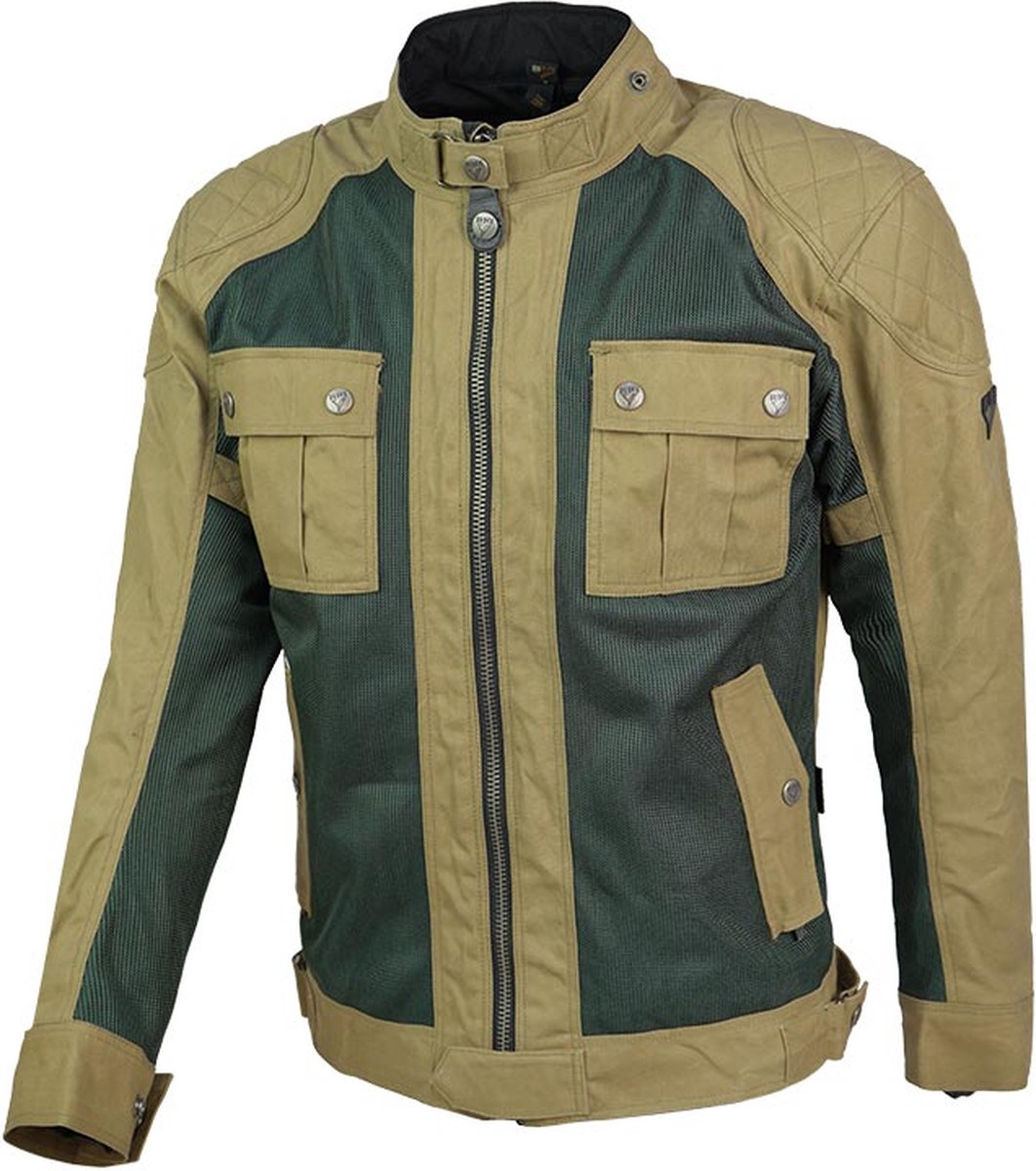 By City-motorjas-doorwaaijas-heren-regenmembraan-windstopper-teneree-III-venty-man-protectie-CE-bruin-groen-L