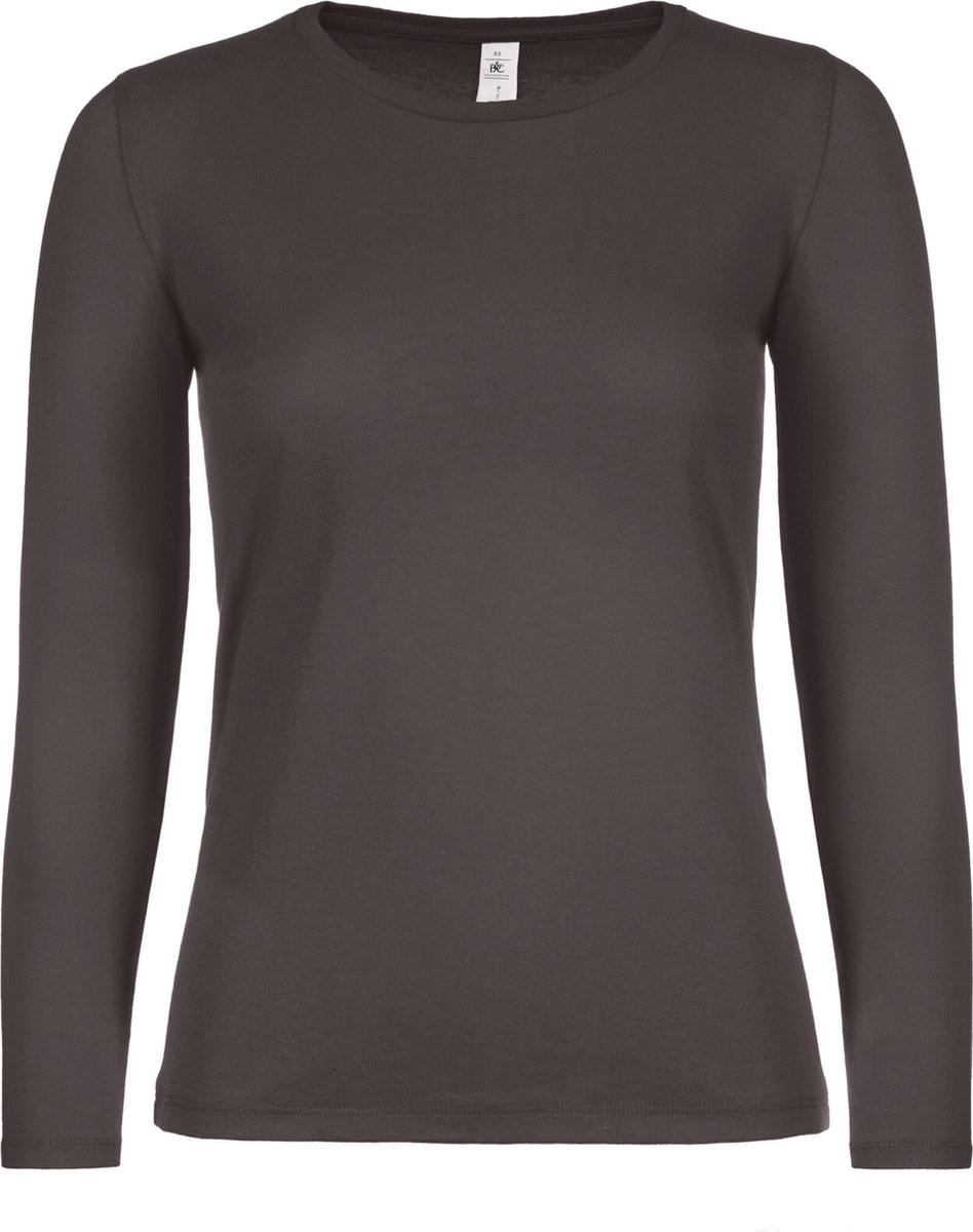 B&C BE INSPIRED - Women´s T-Shirt #E150 Long Sleeve - Bear Brown - XS