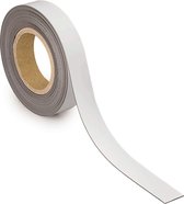 MAUL Bande magnétique - blanc - métal - inscriptible - 1 pièce - 10 m x 30 mm x 1 mm