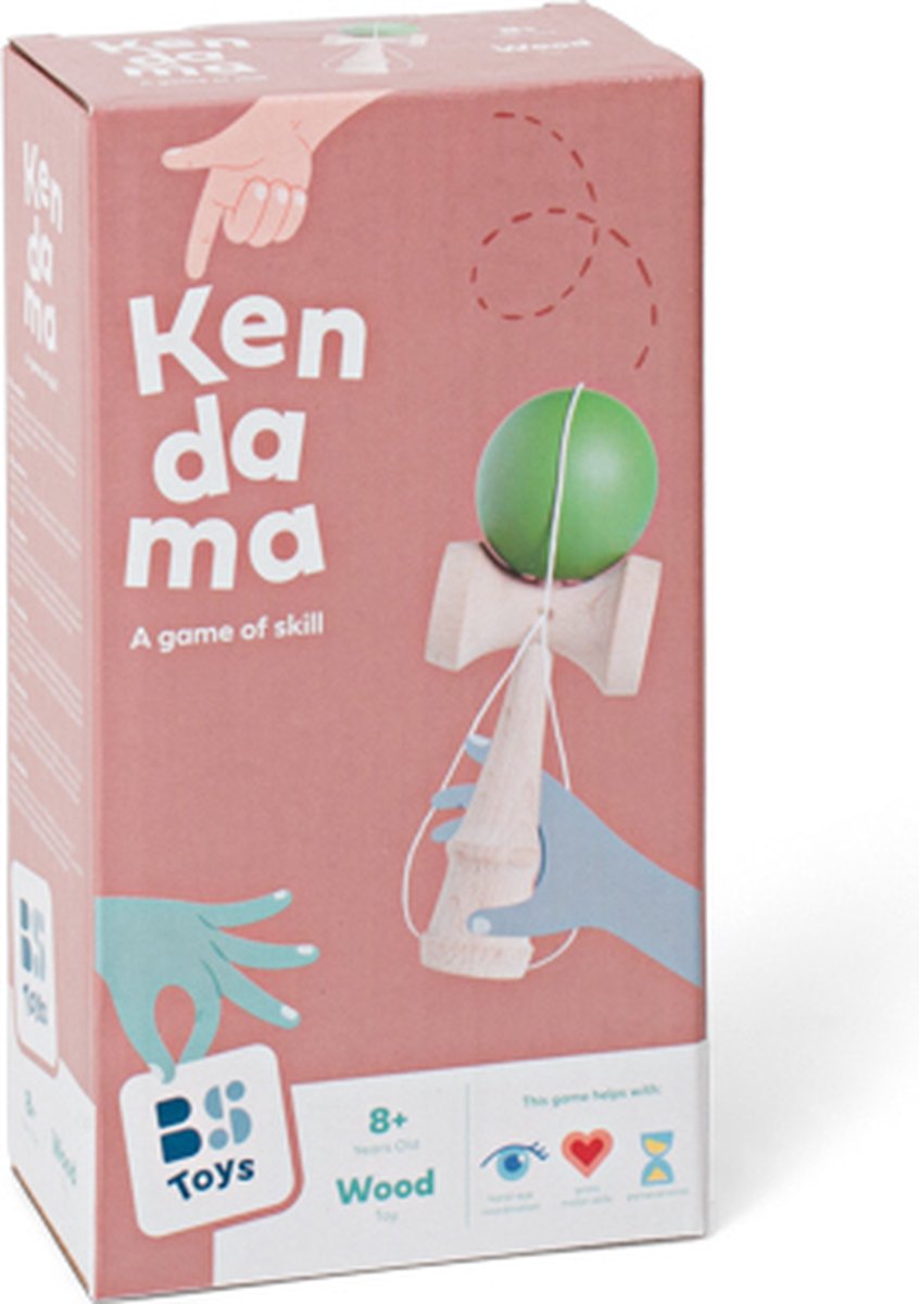 BS Toys Kendama Spel - Vangspel - Japanse Behendigheidsspel vanaf 8 Jaar - Vangbal - Kinder Speelgoed - Houten Spel - Coördinatie Training - Kendama spel - Houten speelgoed — afbeelding 8