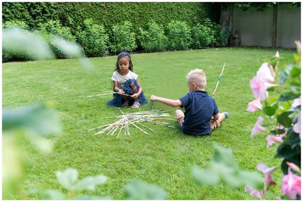 Mikado Jumbo 50 cm – In Kunststof Etui – Groot Concentratie- & Behendigheidsspel voor Binnen & Buiten – Familiespel – Engelhart — afbeelding 4