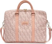 Guess G-Cube Stripes Laptoptas voor o.a. Notebooks (16 Inch) - Roze