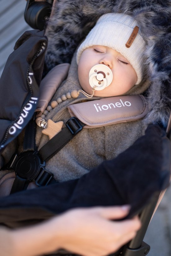Lionelo - Frode - Slaapzak voor kinderwagens - Waterdichte buitenstof - Universele gordelopeningen - Dubbele ritssluiting - Zachte fleece voering - Anti-allergene vulling van Merkloos — afbeelding 5