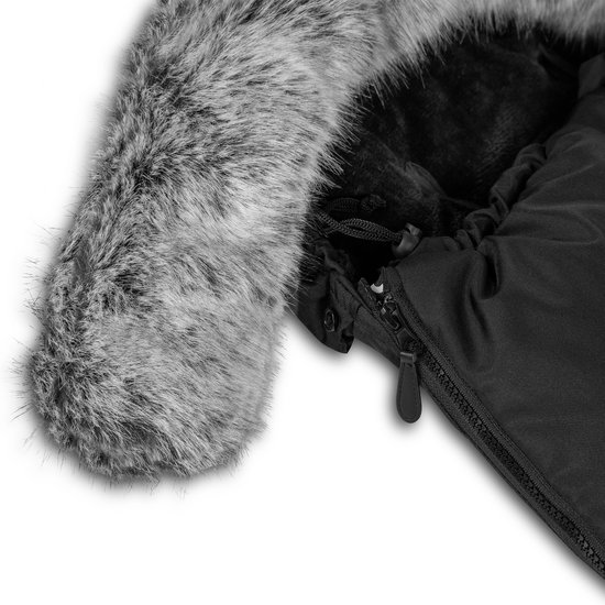 Lionelo - Frode - Slaapzak voor kinderwagens - Waterdichte buitenstof - Universele gordelopeningen - Dubbele ritssluiting - Zachte fleece voering - Anti-allergene vulling van Merkloos — afbeelding 3