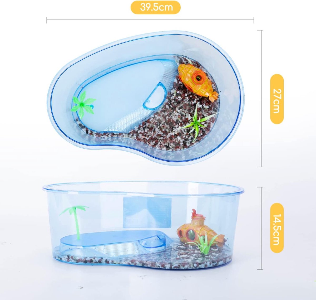 Babywaterschildpadden Spelen in Het Aquarium Stock Foto - Image of
