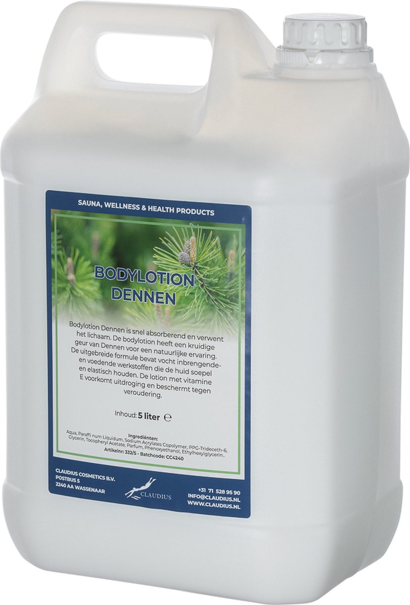 Goedkoopste Bodylotion Dennen 5 Liter - navulling