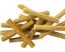 Petsnack - Hondensnack - Geperste Kauwstaaf - Massief - Gedroogde Buffelhuid - 12.5X1.5 cm - 25 stuks