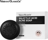 VIBRANT GLAMOUR - Salicylic Acid Acne Zeep Bar - Behandelingen tegen acne - Revitaliserend Salicylzuur - Onzuiverheden en verstopte Poriën - Verjongend Salicylzuur