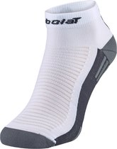 Babolat padel quarter sokken - wit / zwart - maat 35/38