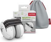 Alpine Muffy Baby Gehoorbescherming - Oorbeschermers Baby - Geschikt voor Baby en Peuter vanaf 12 maanden - Gecertificeerde Baby Gehoorbescherming - 23 dB Voor Maximale Gehoorbescherming - Verstelbaar - Zwart
