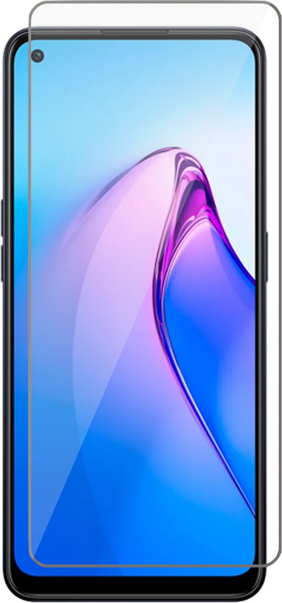 Screenprotector geschikt voor Oppo Reno 8 - Glas Screen Protector