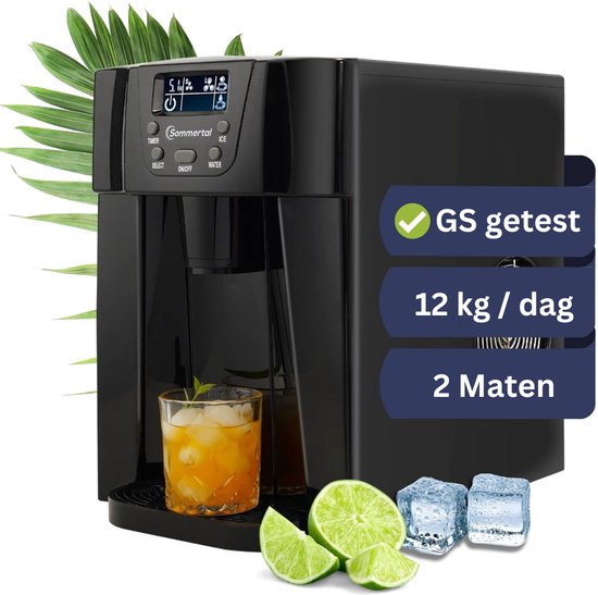 Foto: Sommertal ijsblokjesmachine ijsmachine ijsblokjesmakers ijsmachine zelfvriezend ijsblokjes machine ijs machine