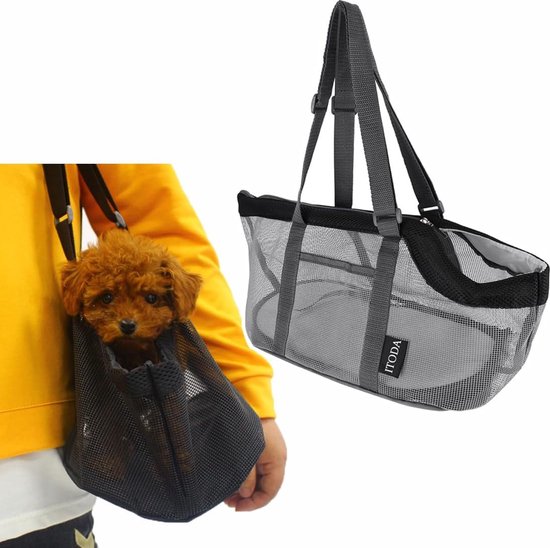 Sac de transport pour chien, petit chien, en maille, respirant