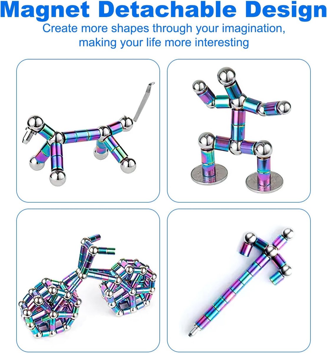 Fidget pen als cadeau voor tieners, magnetische balpen, multifunctionele magneetpen met touchscreen-functie, stressvermindering, magneetstift, grappig cadeau, coole dingen voor jongens, mannen en Fidget pen als cadeau voor tieners, magnetische balpen, multifunctionele magneetpen met touchscreen-functie, stressvermindering, magneetstift, grappig cadeau, coole dingen voor jongens, mannen en