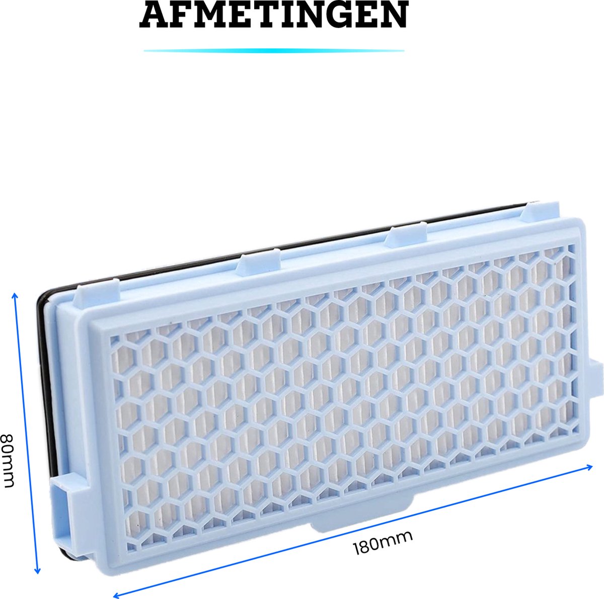 Somstyle Actieve HEPA Filter Set 2 Stuks Geschikt voor Miele Classic Compact C1, Complete C2 & Complete C3 - Vervangbaar - Stofzuiger onderdelen — afbeelding 4