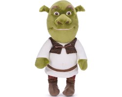Shrek Pluche Knuffel 30 cm {Speelgoed knuffelpop knuffeldier voor kinderen jongens meisjes - Bekend van de film! - Shrek, Ezel Donkey, Fiona, Peperkoekmannetje, De Gelaarsde Kat}