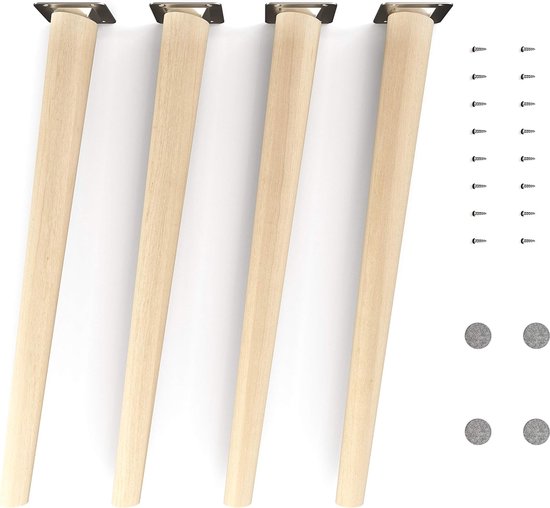 VBS Ronde Houten Staven – 10 Stuks – 50 Cm – 15 Mm Diameter – Onbehandeld – Voor Knutselen, Modelbouw & DIY