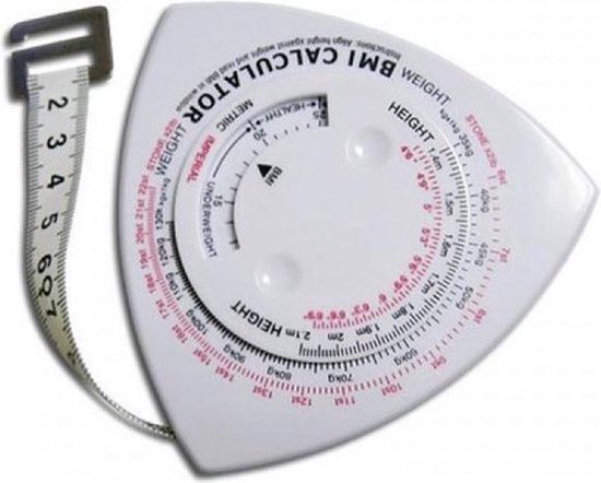 Foto: Omvang meetlint bmi meter i omtrekmeter i body mass tape i vetpercentagemeter i omvang meetlint i meetlint lichaam i 0 t m 150 cm