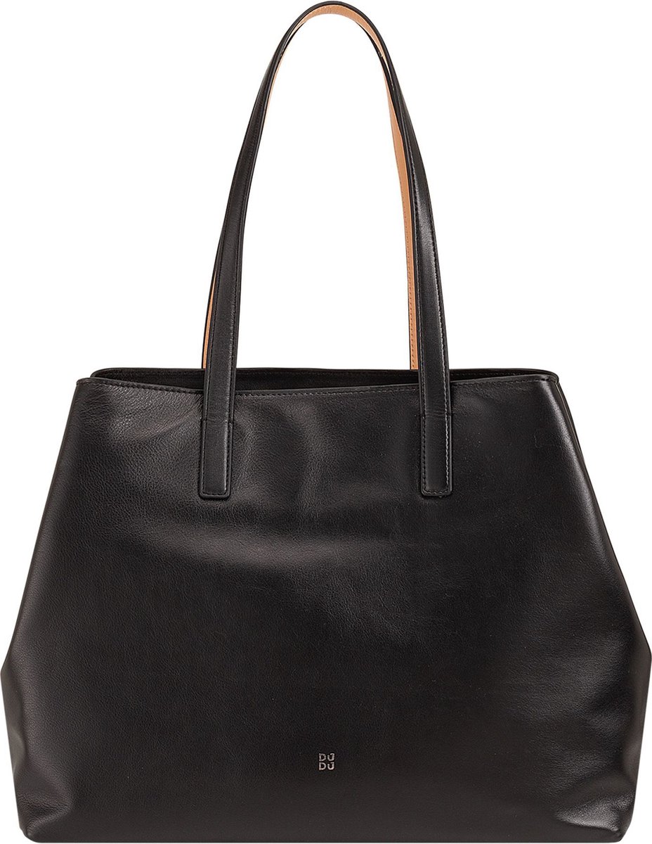 DuDu Pauline Shopper Tas Leder 36 cm - 18 L - black