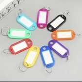 20Pcs Nummerplaat Auto Sleutelhanger Hanger Plastic Id Badge Houder School Office Kaarthouder Sleutelhanger Mannen Vrouwen Sleutel keten