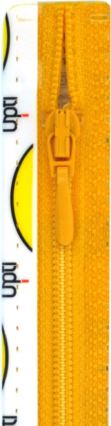 Opti S40 Reißverschluss – 15 Cm Gelb, 100% Polyester, Universell Für Leichte Stoffe Wie Jersey