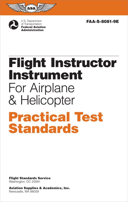 ASA Practical Test Standards Series - Flight Instructor Inst ... - cover