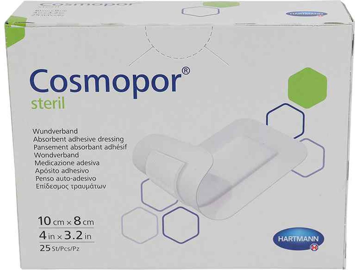 Goedkoopste Cosmopor steriel 8x10cm, 25 stuks