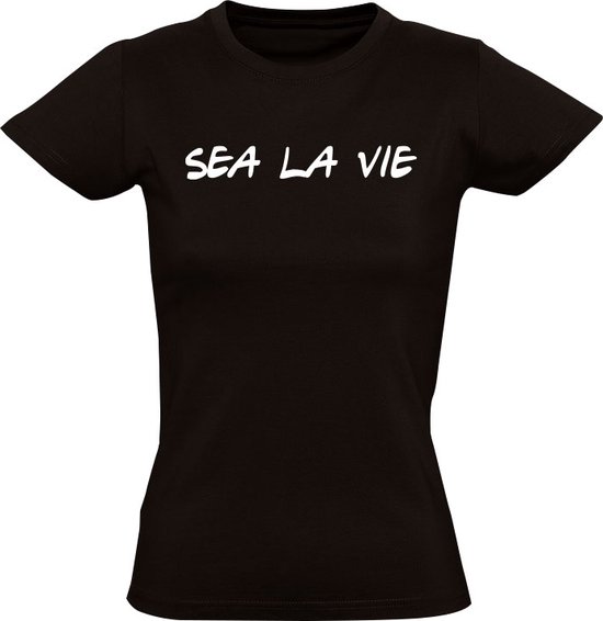 Sea La Vie T-shirt femme - mer - océan - plage - vacances - bateau - voilier