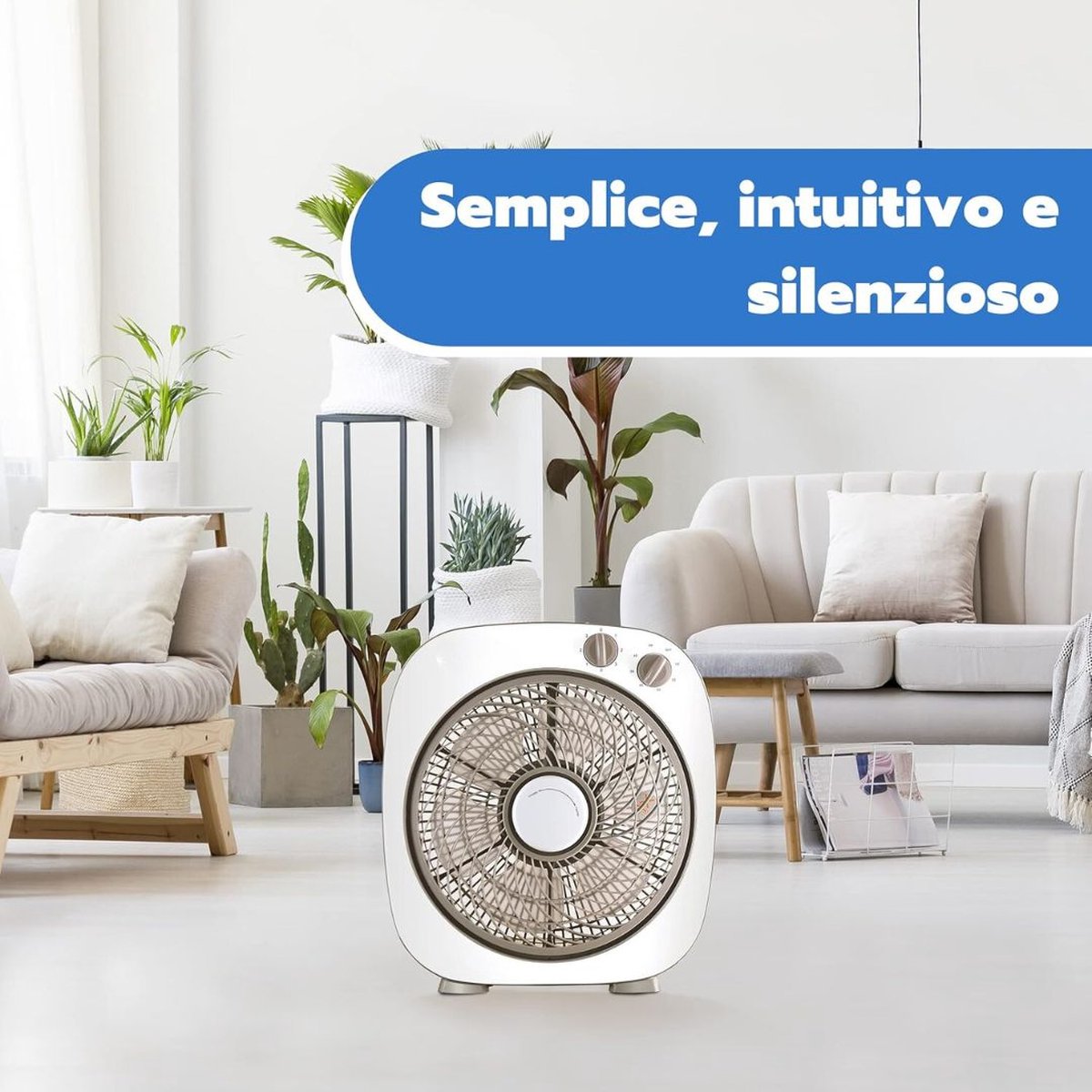 Vloerventilator - Tafelventilator - Kantelbaar - Meerdere Snelheden - Premium – foto 2
