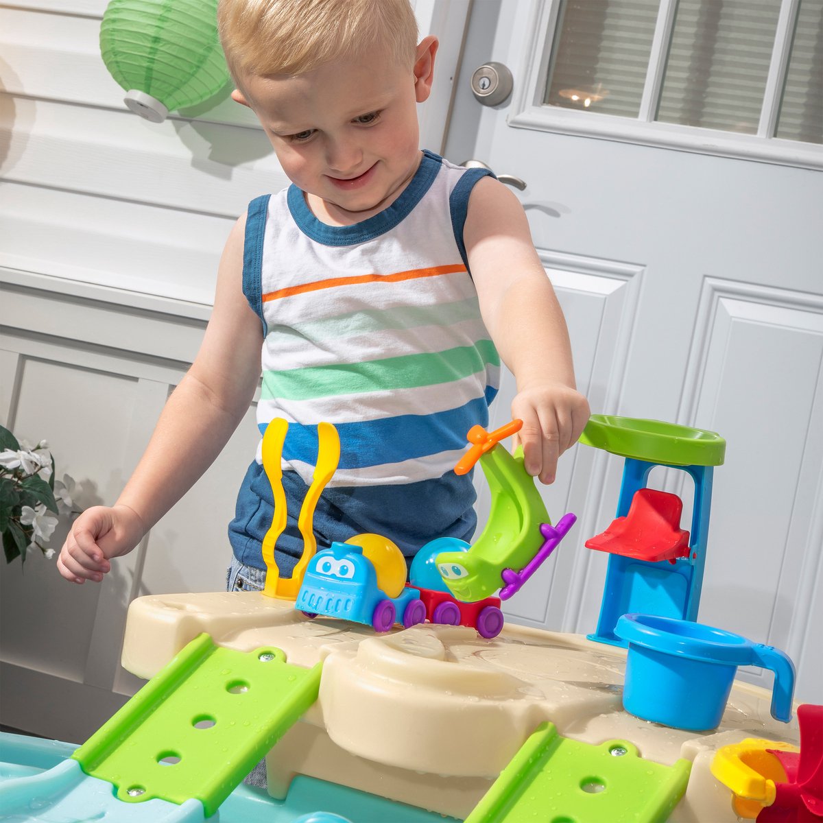 Step2 Ball Buddies Watertafel voor kinderen met ballen - Kinder speelgoed van kunststof met 23 accessoires incl. ballen - Speelgoed activiteitentafel voor binnen of buiten / tuin — afbeelding 18