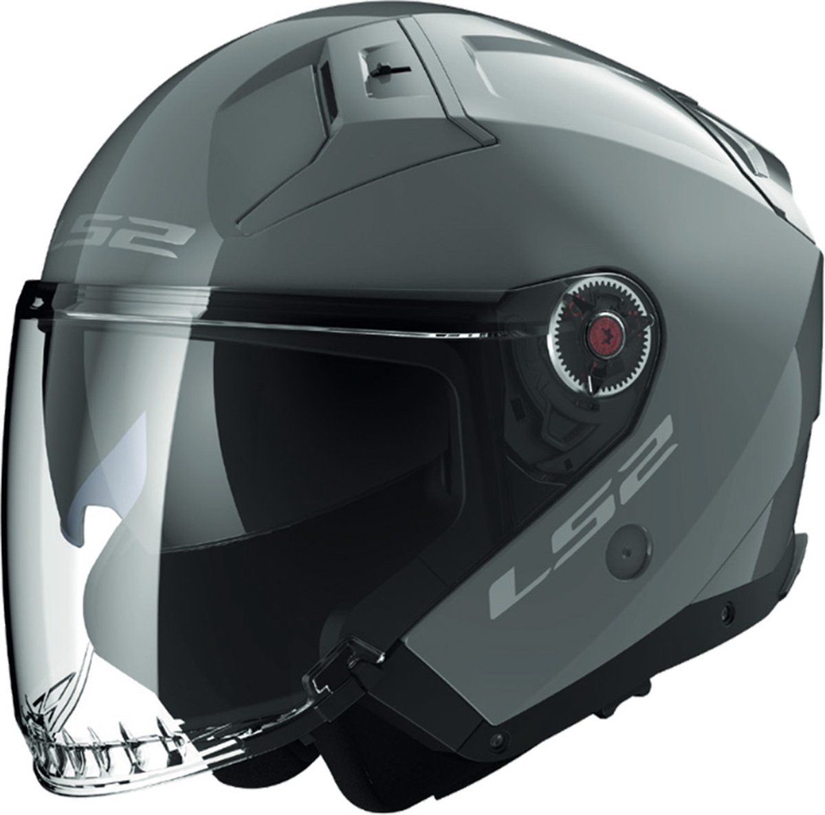 LS2 Helm Infinity II Solid OF603 nardo grey maat XL
