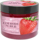 Fresh Secrets Jam Gommage Corporel Nourrissant, Fraise 320 ml