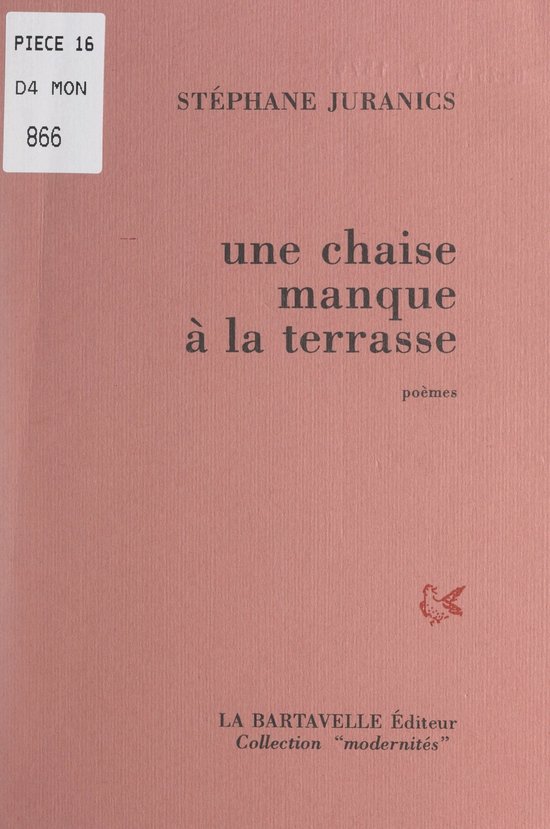 Une chaise manque à la terrasse