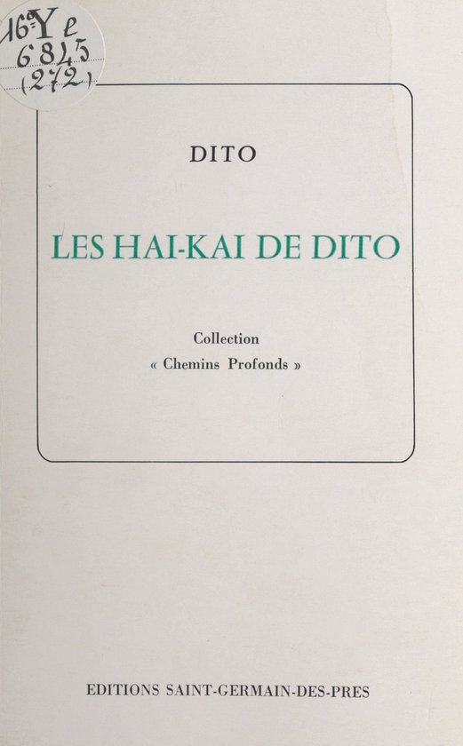 Les Haï-Kaï de Dito