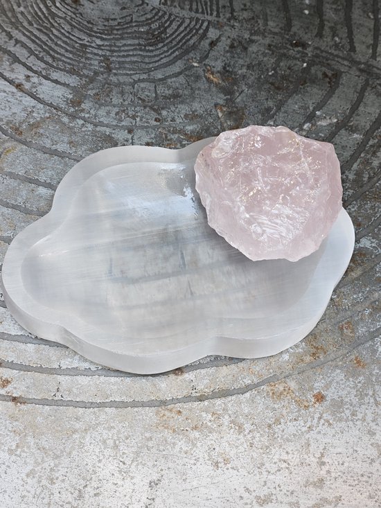 Seleniet Oplaadsteen/bakje Wolk 10cm Bol DEAL