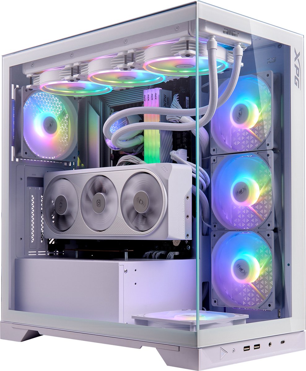 XPG INVADER X White + Fans