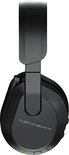Zwarte Turtle Beach gaming headset, zij-aanzicht, met verstelbare hoofdband.