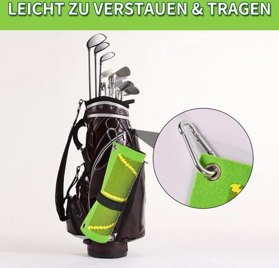 Golf Trainingsmat - Swing Trainer - Slagherkenning Verbeteren - Directe Visuele Feedback - 25 x 50 cm - Groen van GOLF — afbeelding 4