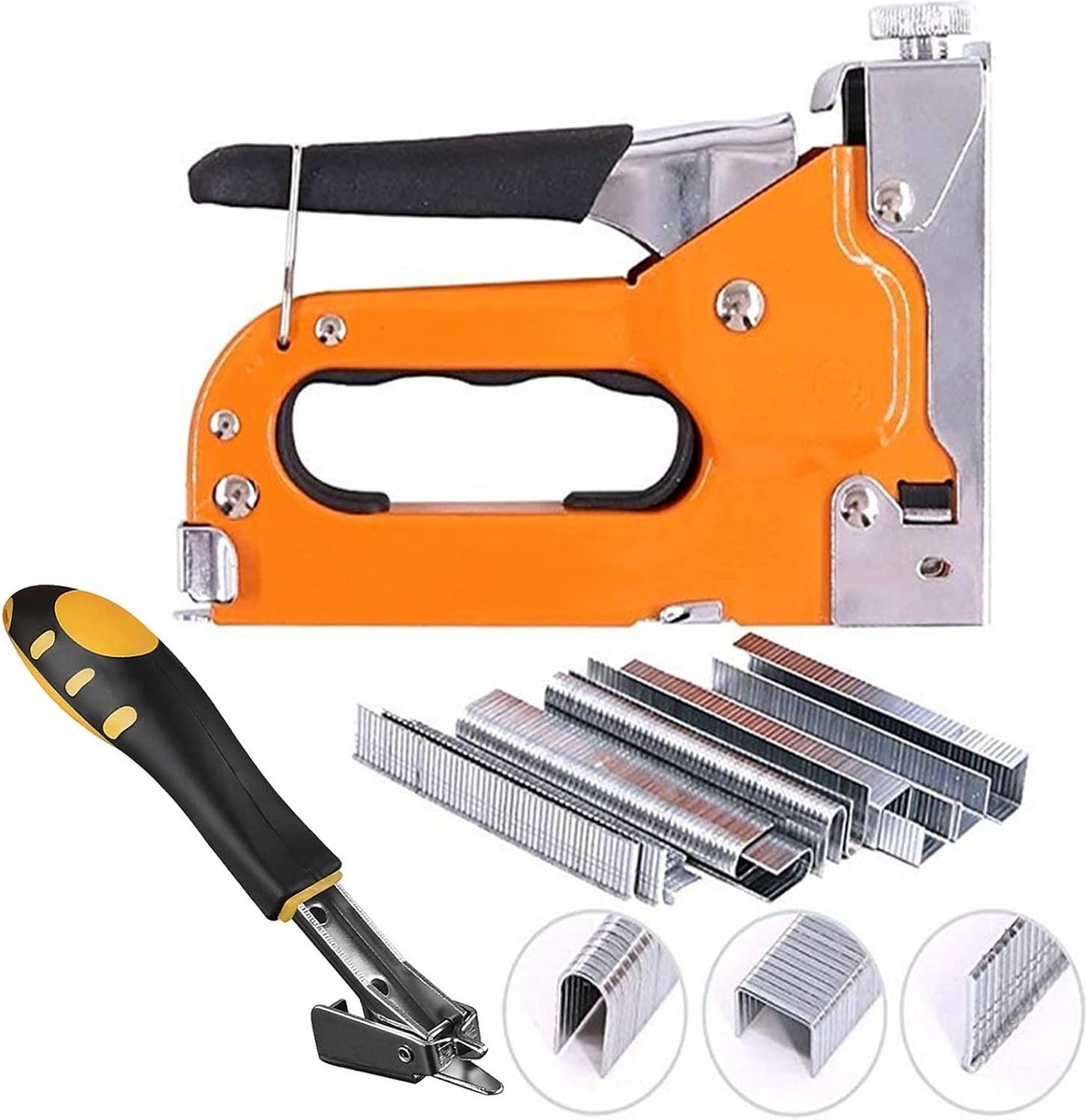 Zeer sterke handnietmachine - 600 nagels set voor doe-het-zelf houten bekleding decoratie