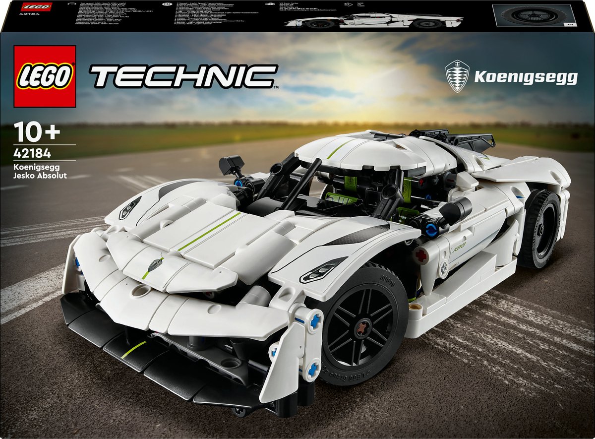 LEGO Koenigsegg Jesko Absolut witte hypercar
