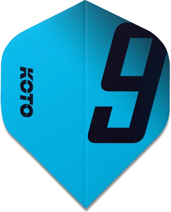 KOTO 9 Edition Metallic NO2 Aqua - Dart Flights van KOTO — afbeelding 2