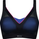 Shock Absorber Active Shaped Support Sportbeha Dames - Black Neon - Maat 80B