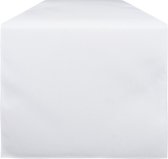 Chemin de table, blanc, 30 * 132cm, Treb SP - Color Collection