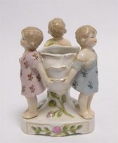 De drie Kinderen - Bloempot - Porselein - 14,5 cm hoog