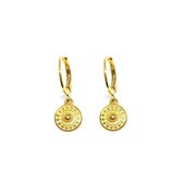 Royal coin earrings - Goud