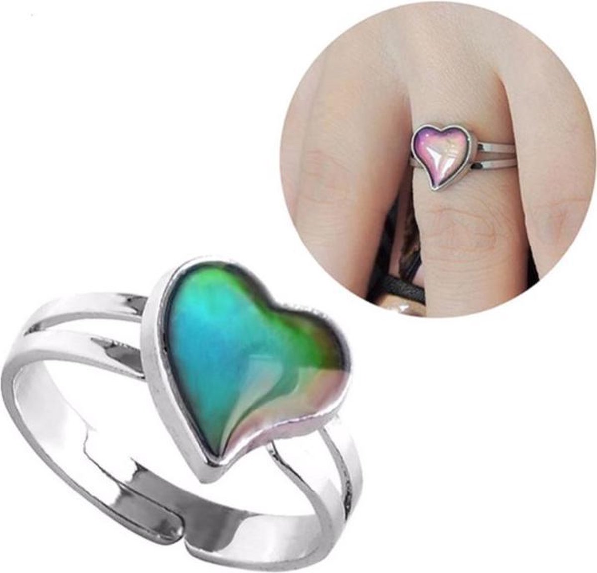 Ring | Mood ring | Verkleuring van steen | Kind ring | Humeur ring |  Kinderring |... | bol.com