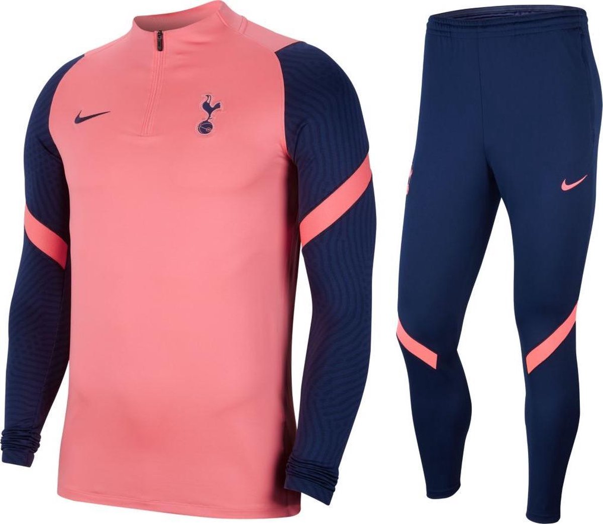 NIKE Tottenham Hotspur Trainingspak 2020-2021 pink - blue | bol.com