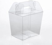 Plastiek Doosjes voor Takeout 8.7x6.4x7.9cm (25 stuks)